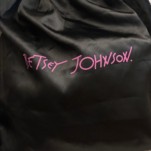Betsey Johnson Black Leather Shoulder Bag - Picture 10 of 10